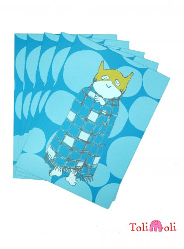 5-er-Pack Postkarte “Didi Decke”